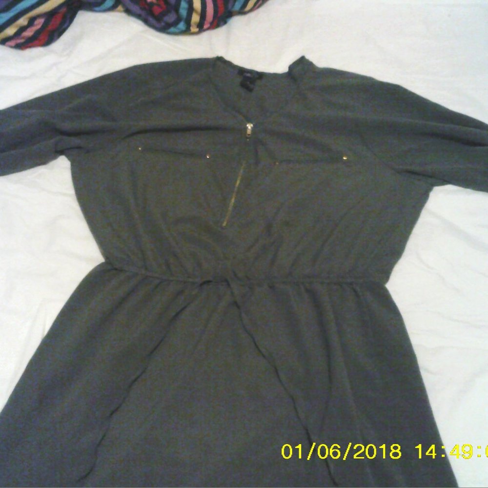 Green and Gold dress